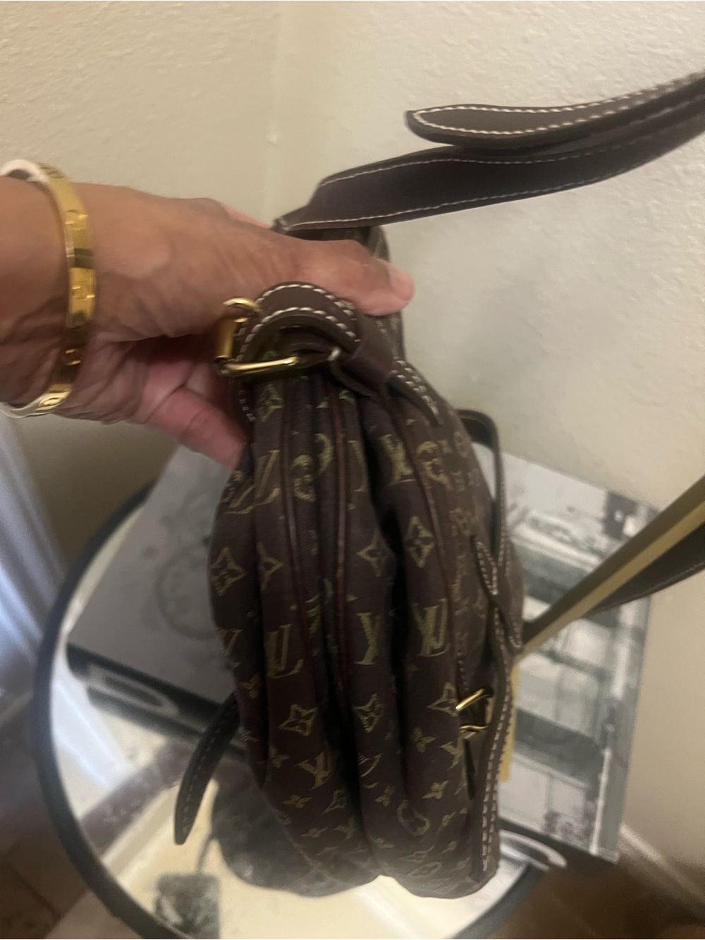 Louis Vuitton Brown Monogram Adjustable Strap Crossbody mini Lin Samur 25 - Picture 13 of 16